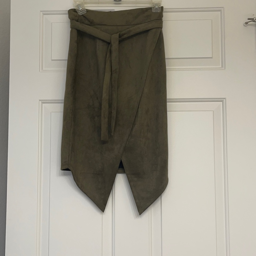 Olive skirt